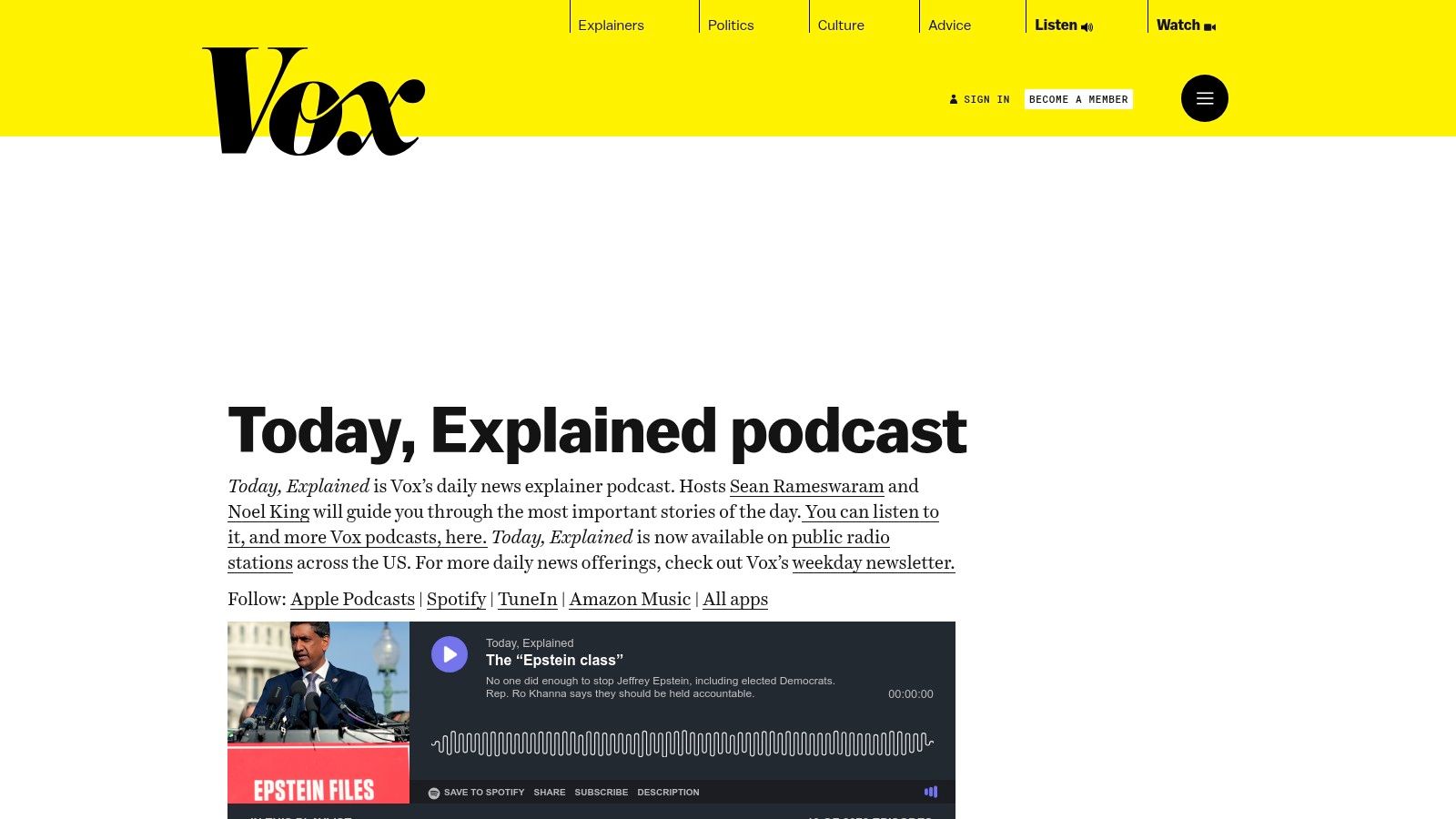 Today, Explained (Vox)