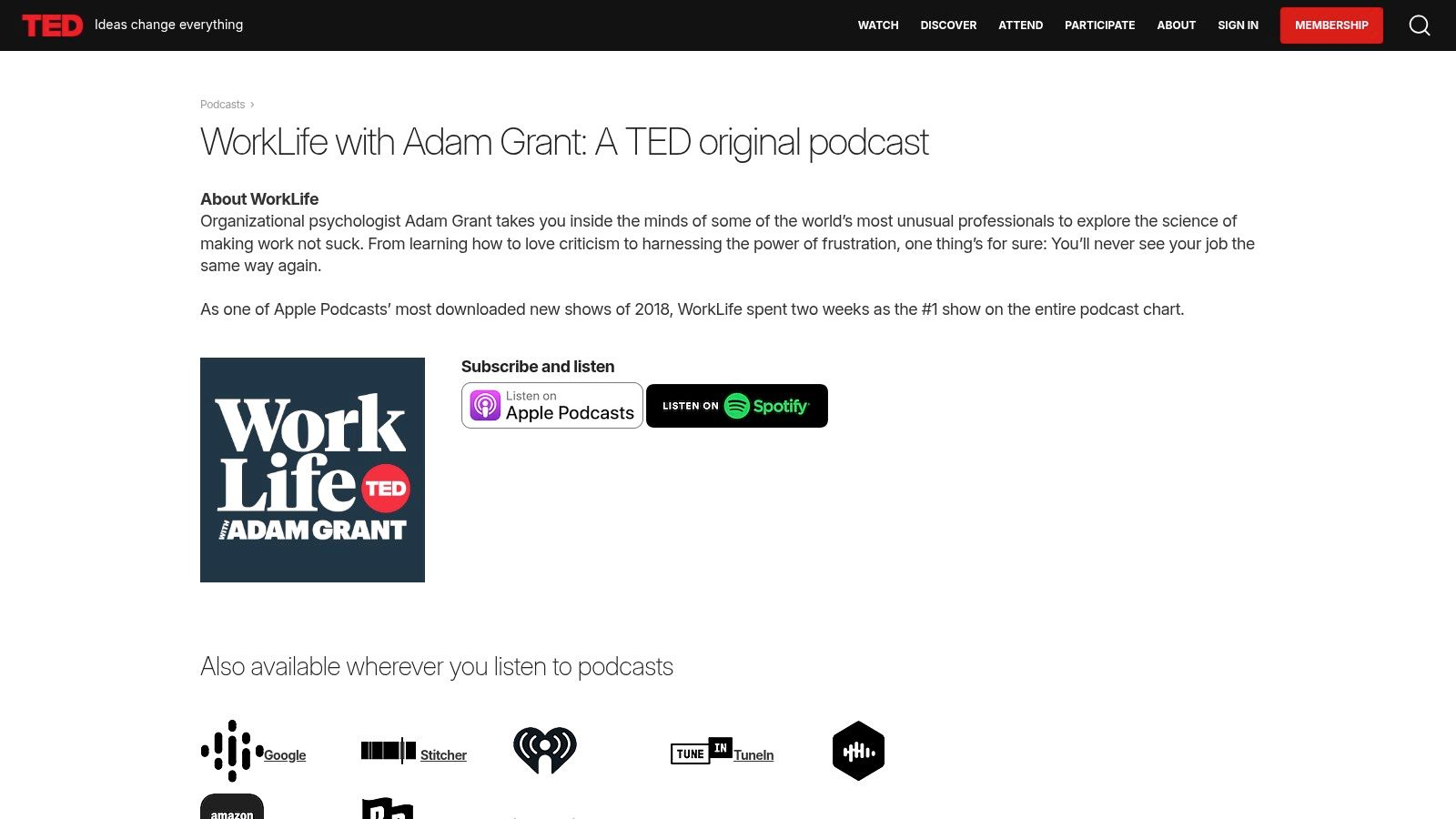 WorkLife with Adam Grant