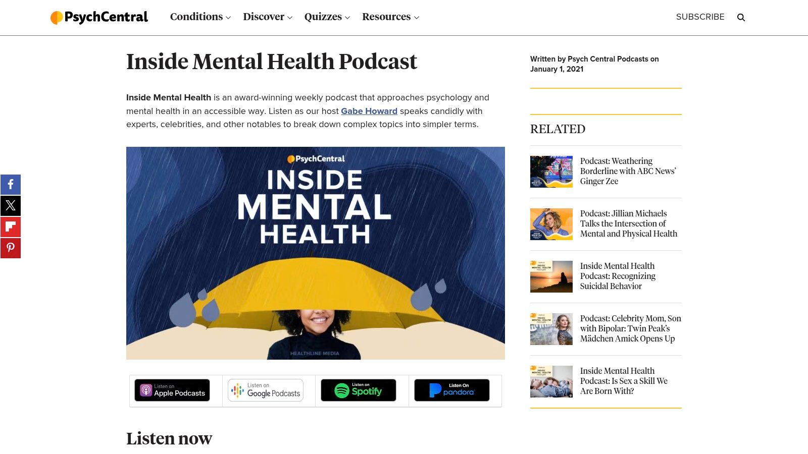 Inside Mental Health: A Psych Central Podcast
