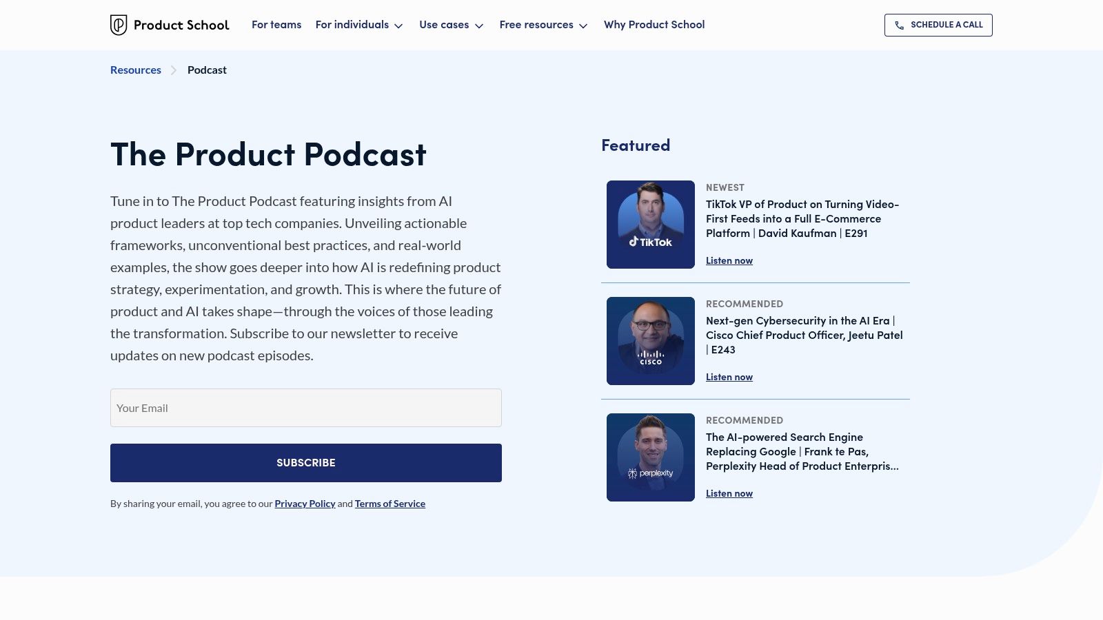 The Product Podcast (Product School)