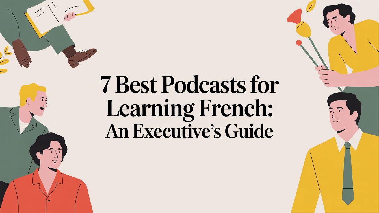 7 Best Podcasts for Learning French: An Executive's Guide