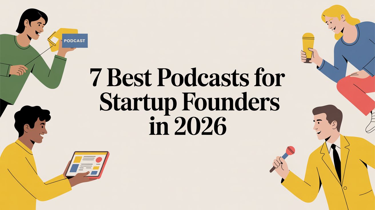 7 Best Podcasts for Startup Founders in 2026