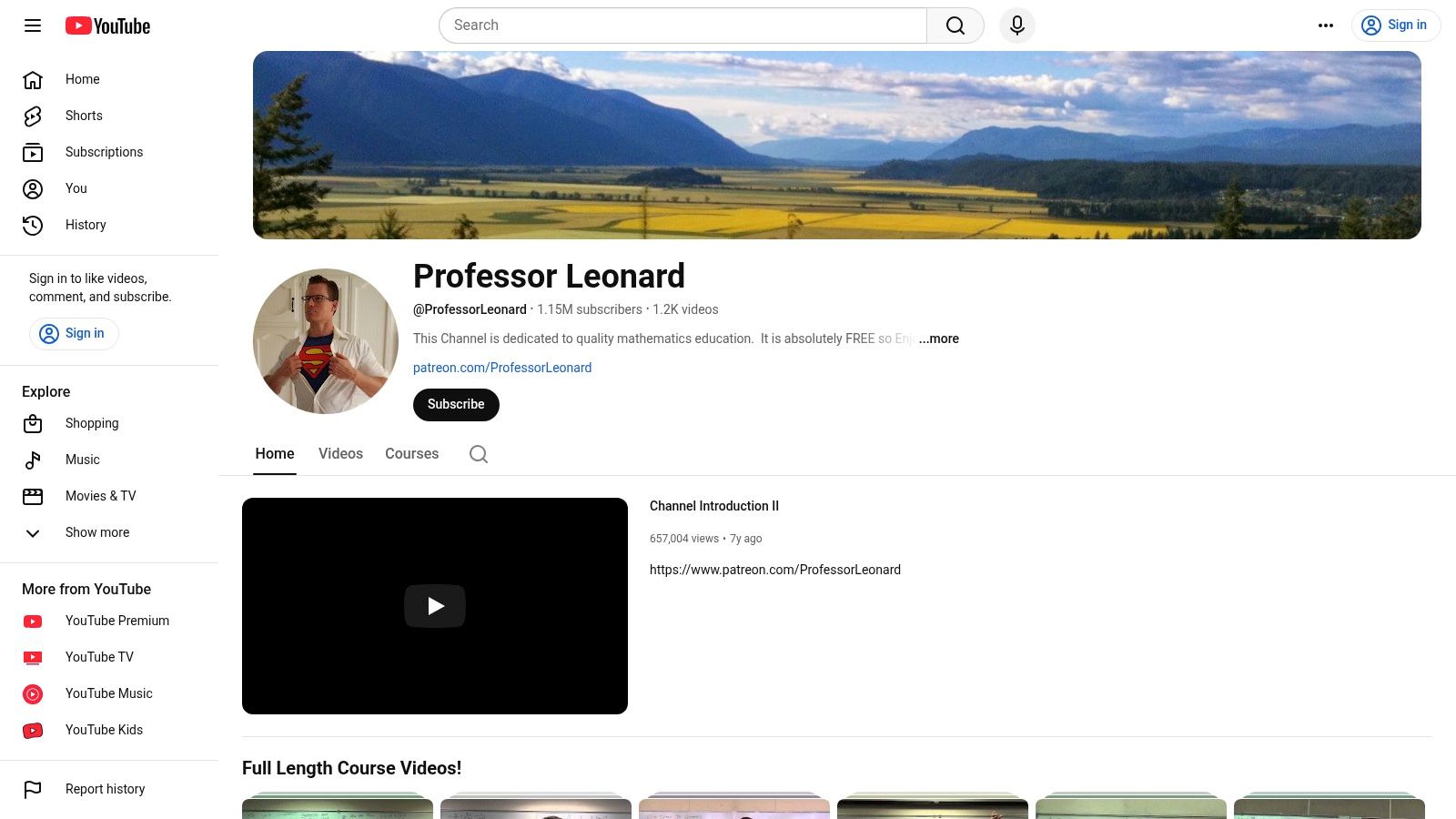 Professor Leonard