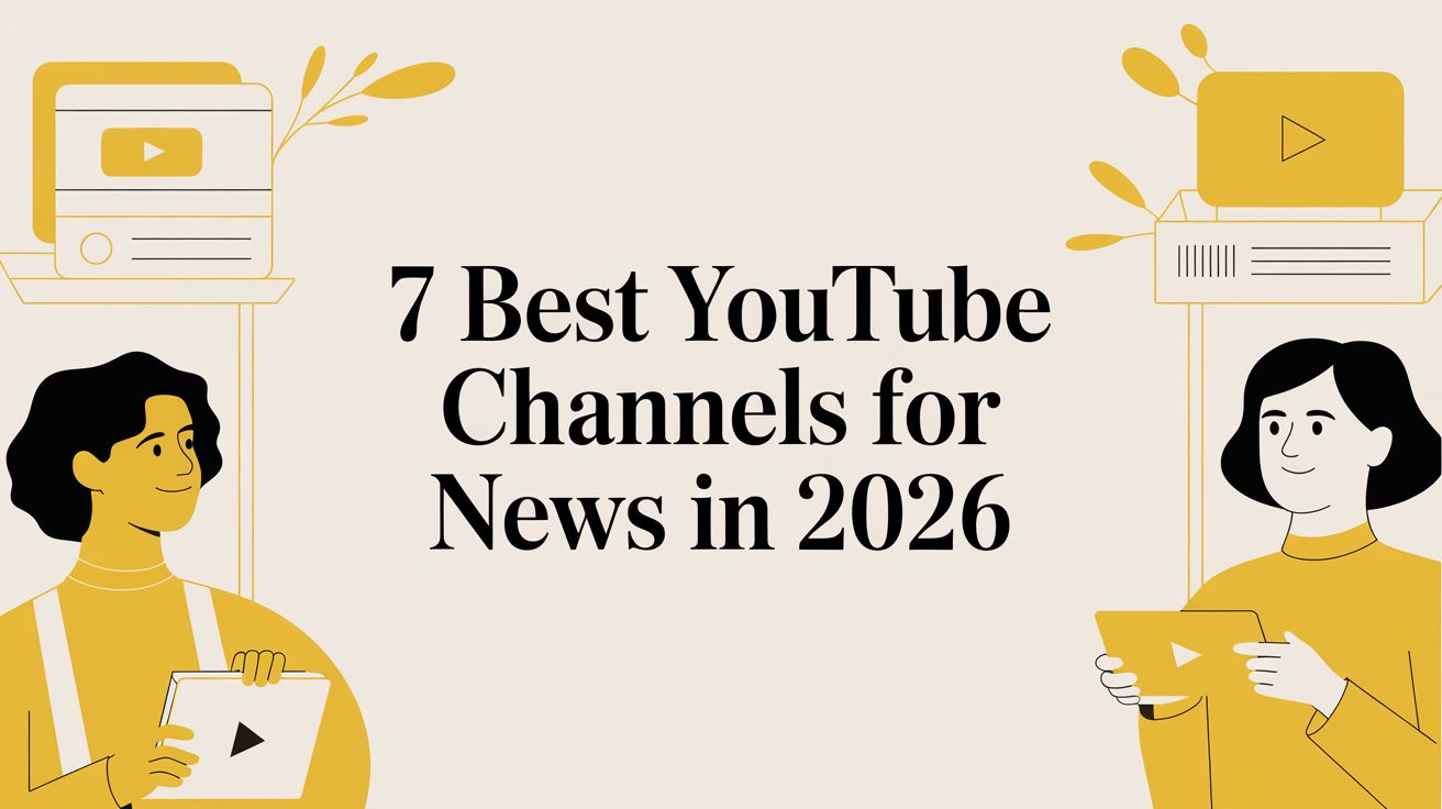 7 Best YouTube Channels for News in 2026