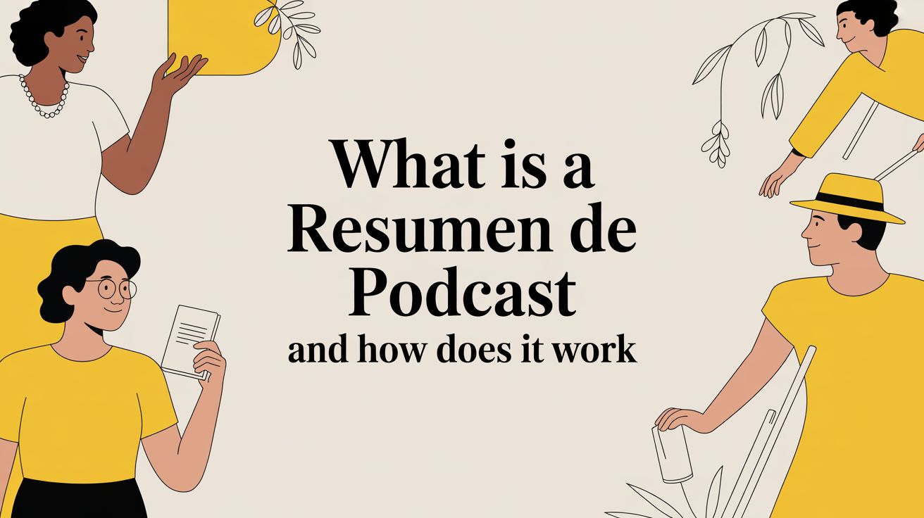 What Is a Resumen De Podcast and How Does It Work?