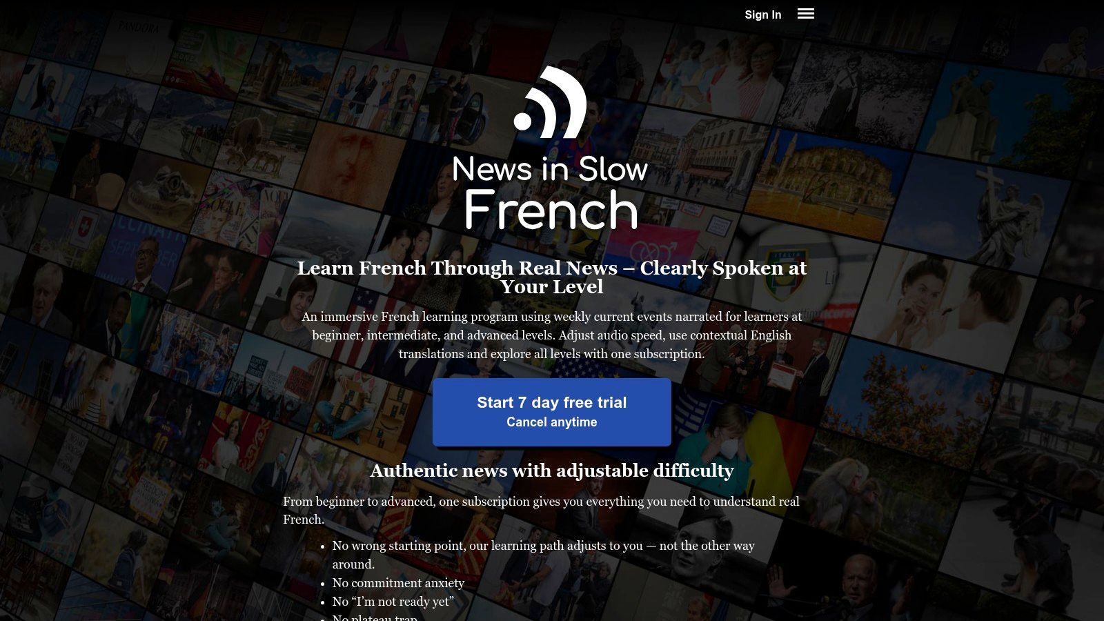 News in Slow French (Linguistica 360)