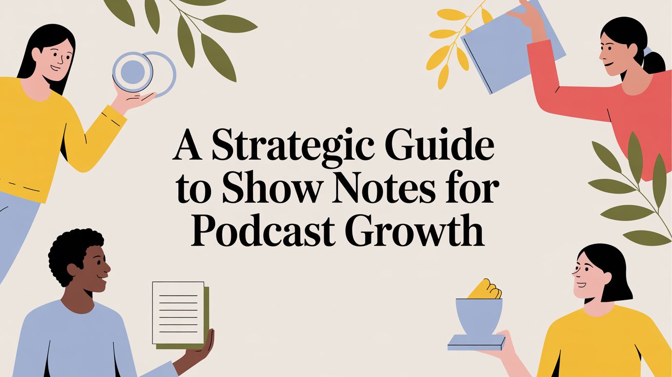 A Strategic Guide to Show Notes for Podcast Growth