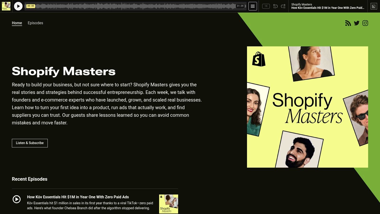 Shopify Masters (Shopify)