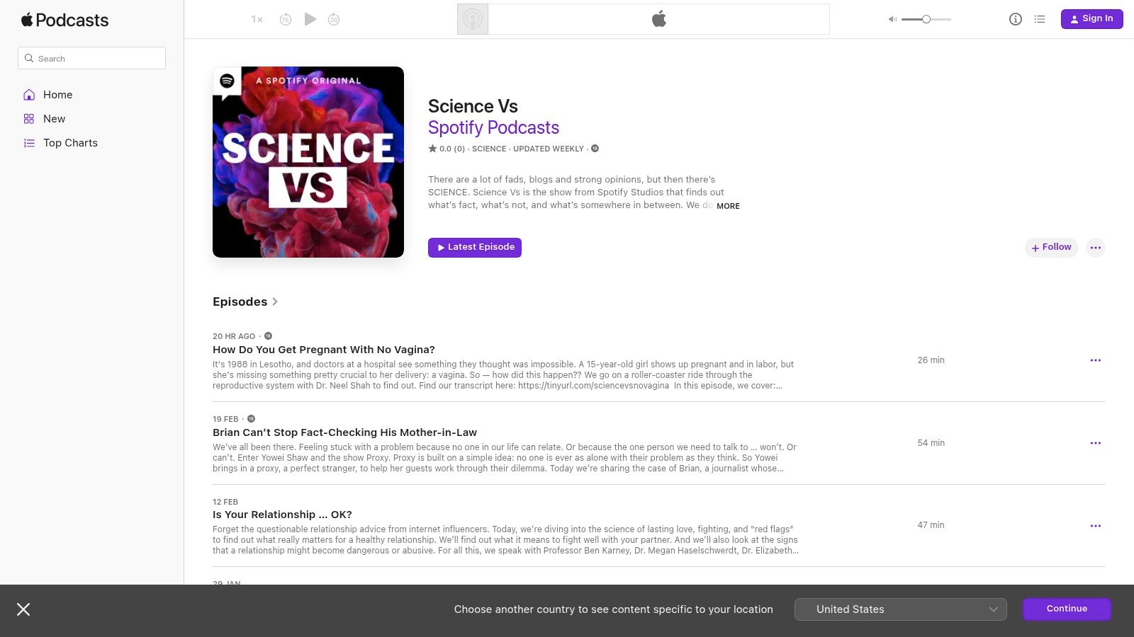 Science Vs