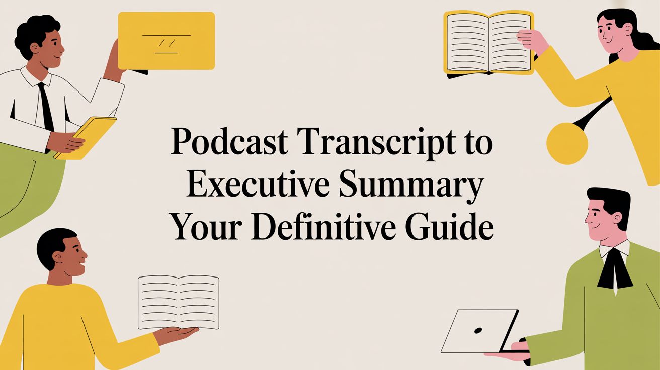 How to Turn a Podcast Transcript Into an Executive Summary
