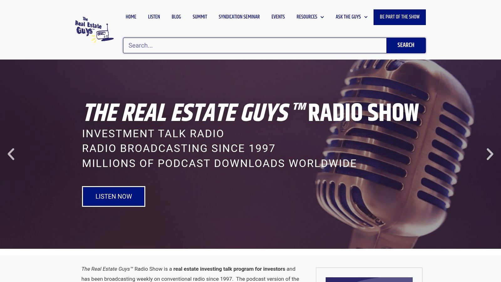 The Real Estate Guys Radio Show