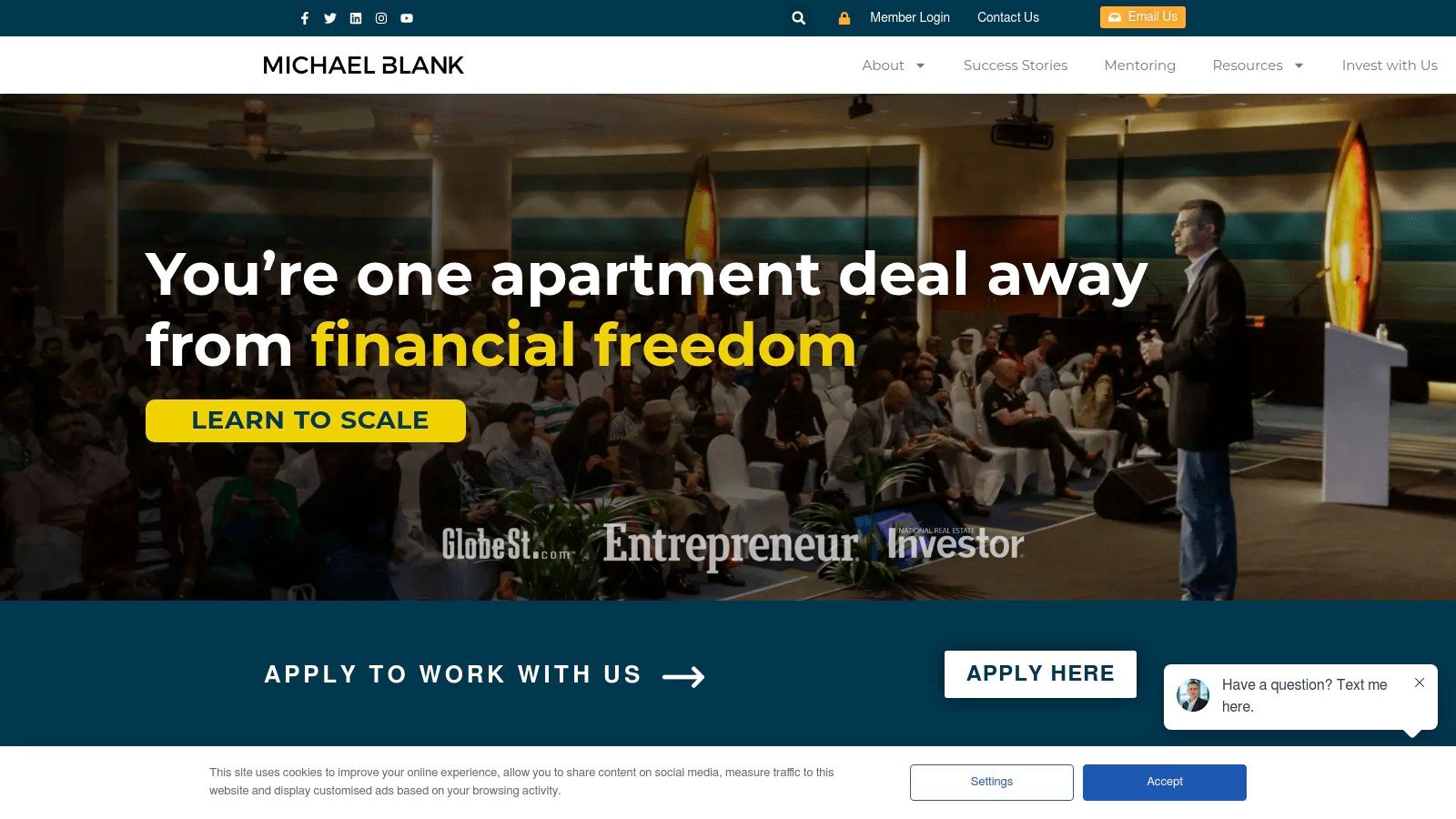 Financial Freedom with Real Estate Investing (Michael Blank)