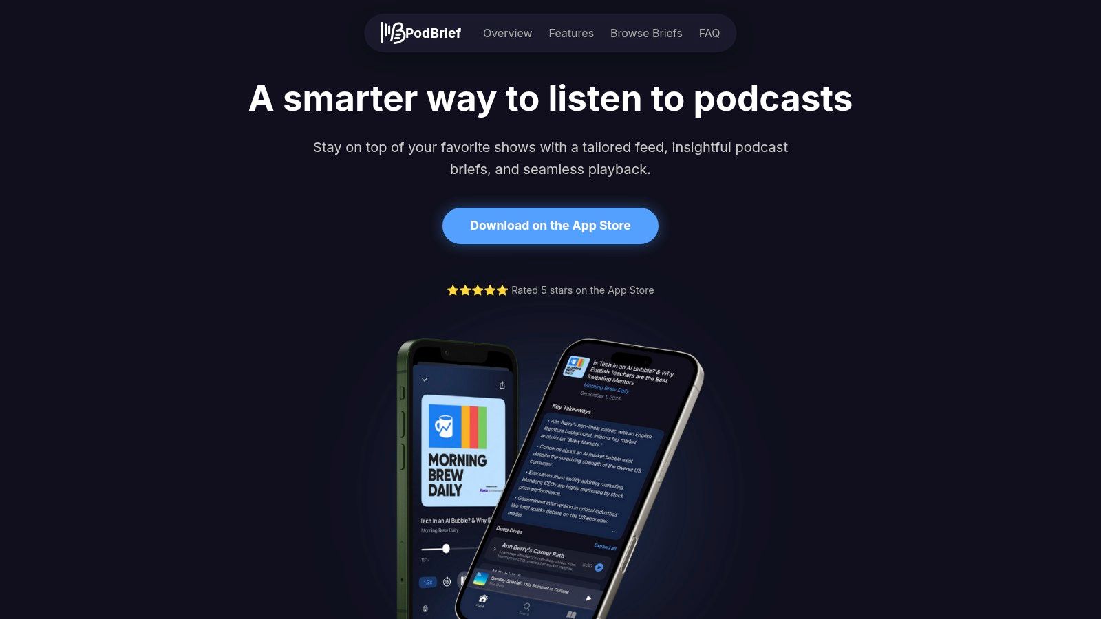 1. PodBrief