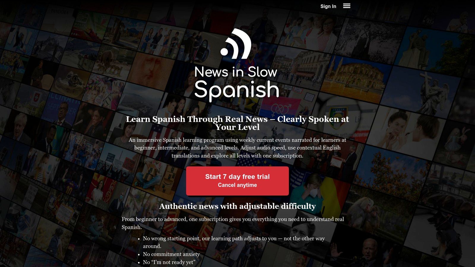 News in Slow Spanish