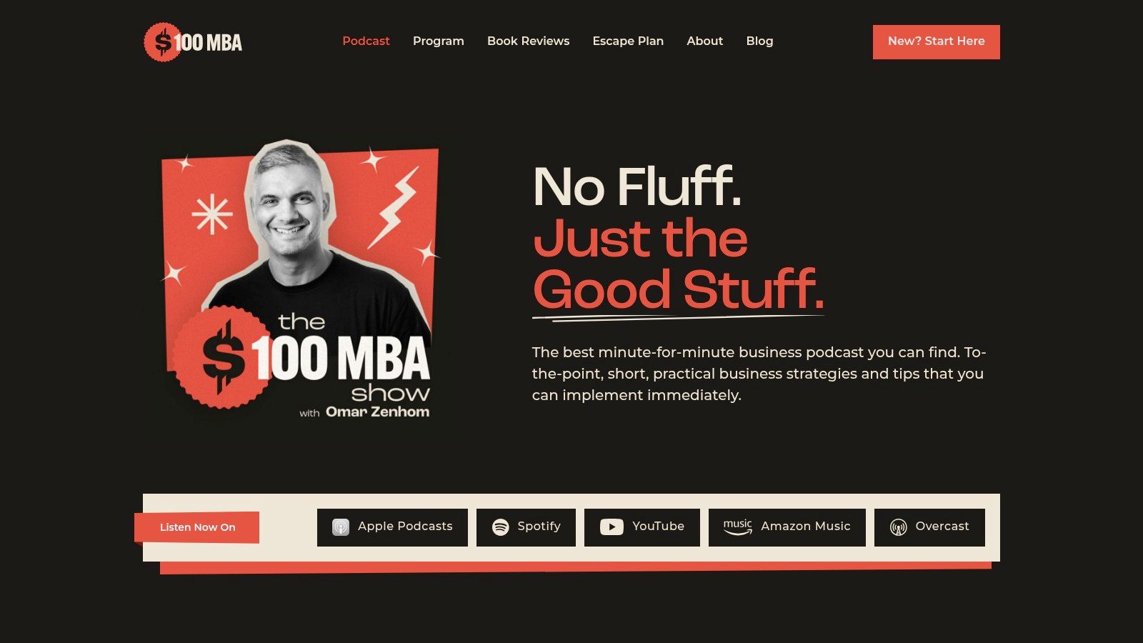 The $100 MBA Show (Omar Zenhom)