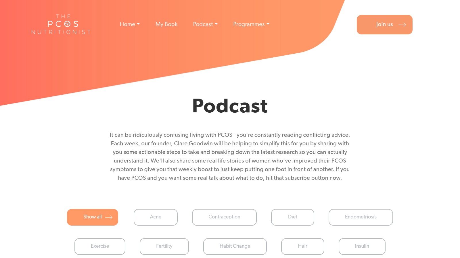 The PCOS Nutritionist Podcast