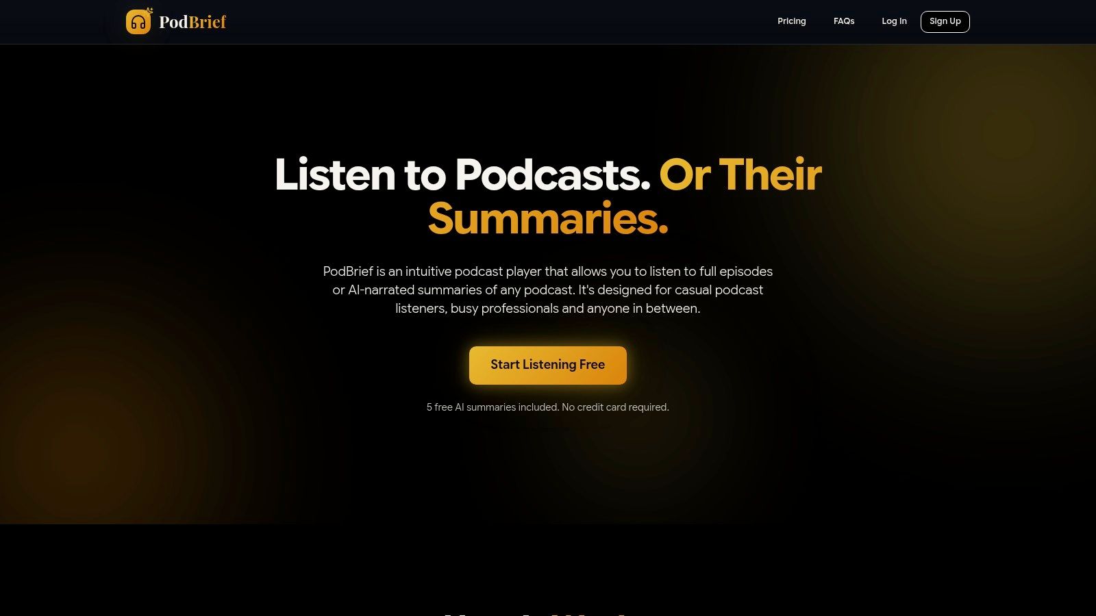 PodBrief