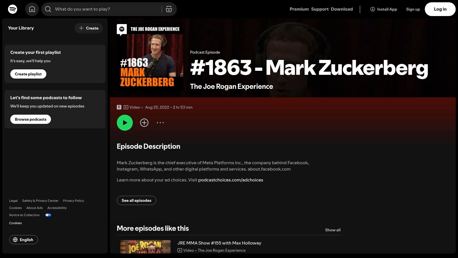 The Joe Rogan Experience #2255 — Mark Zuckerberg