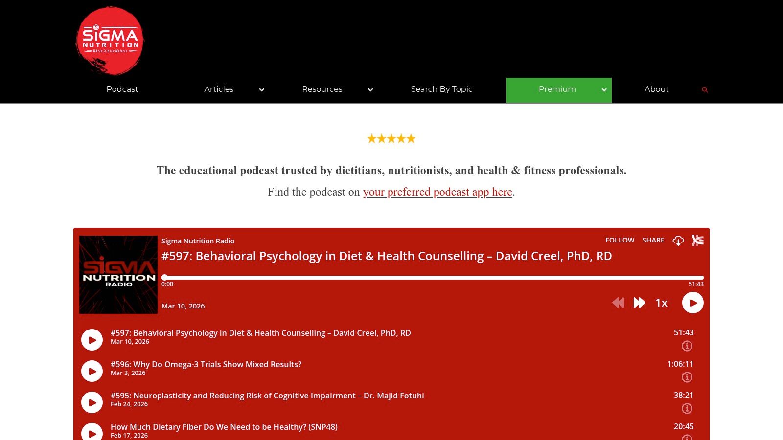 Sigma Nutrition Radio