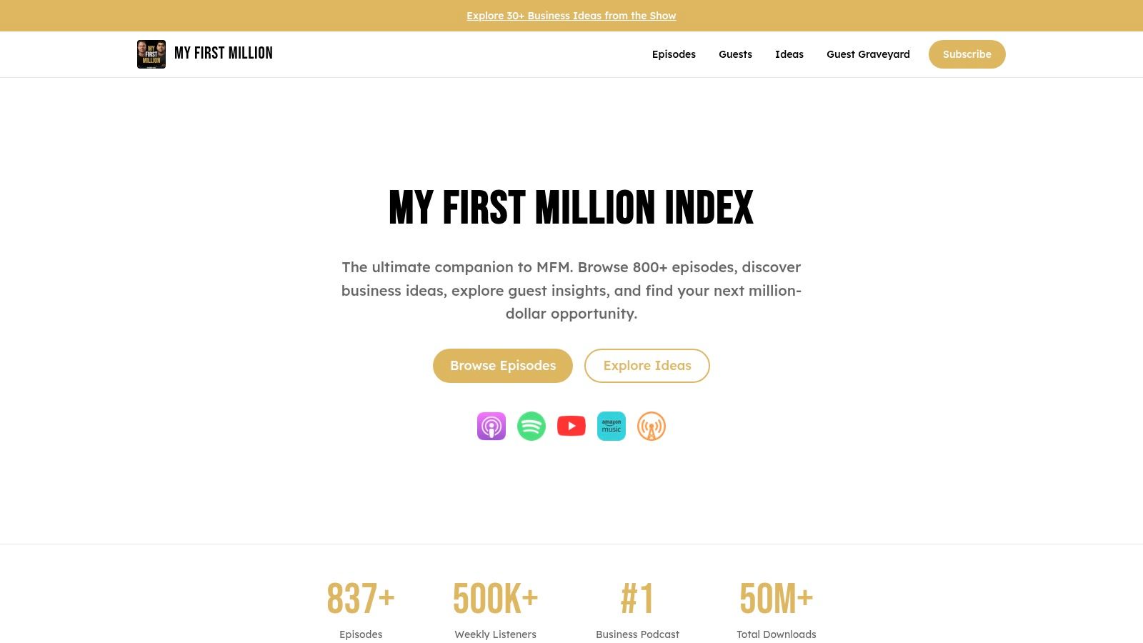 My First Million