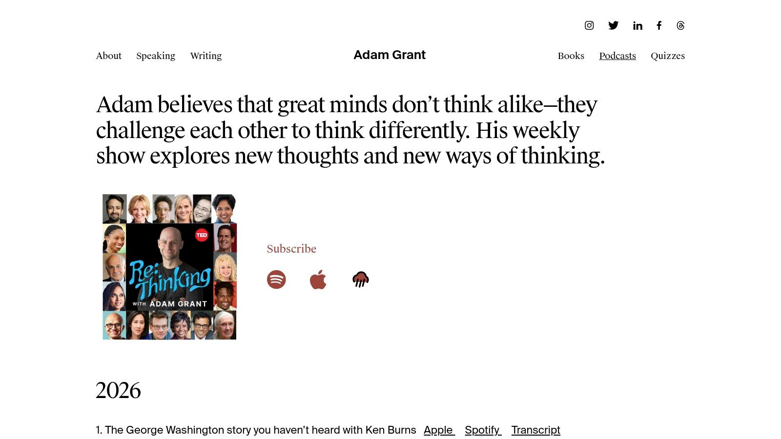 ReThinking with Adam Grant, Sam Altman on the future of AI and humanity