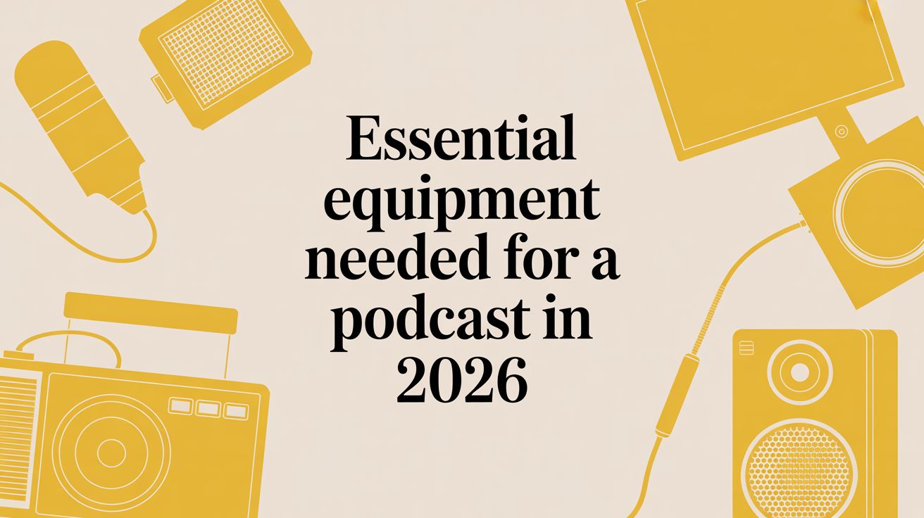 Essential Equipment Needed for a Podcast