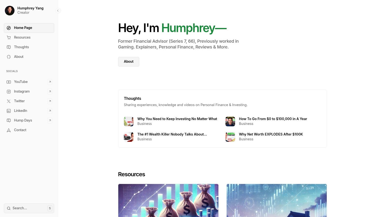 Humphrey Yang (HumphreyTalks)