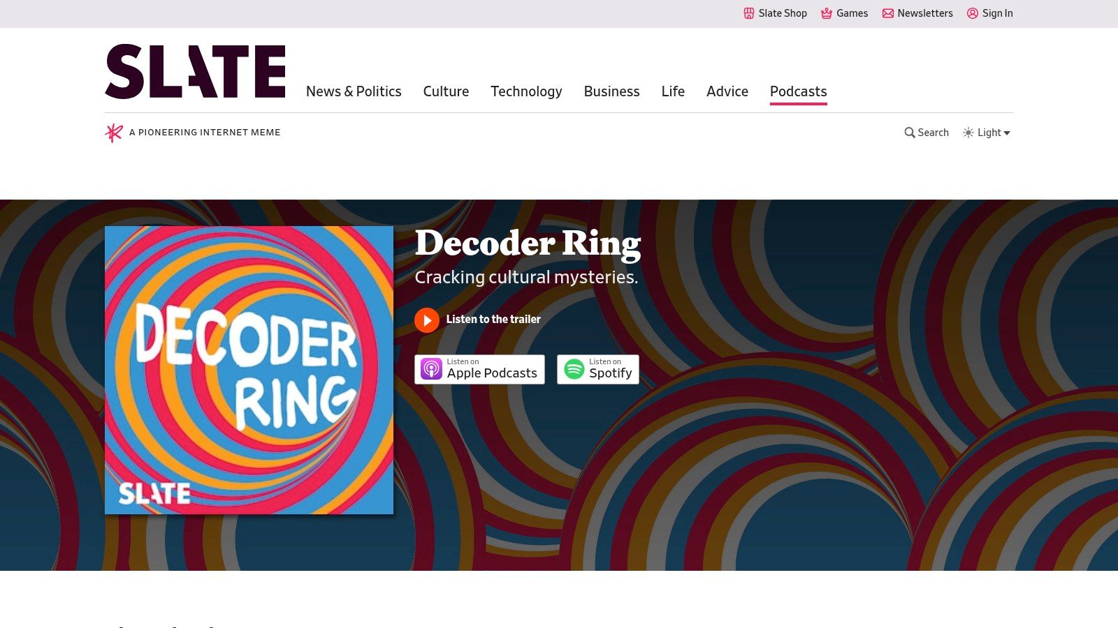 Decoder Ring (Slate)